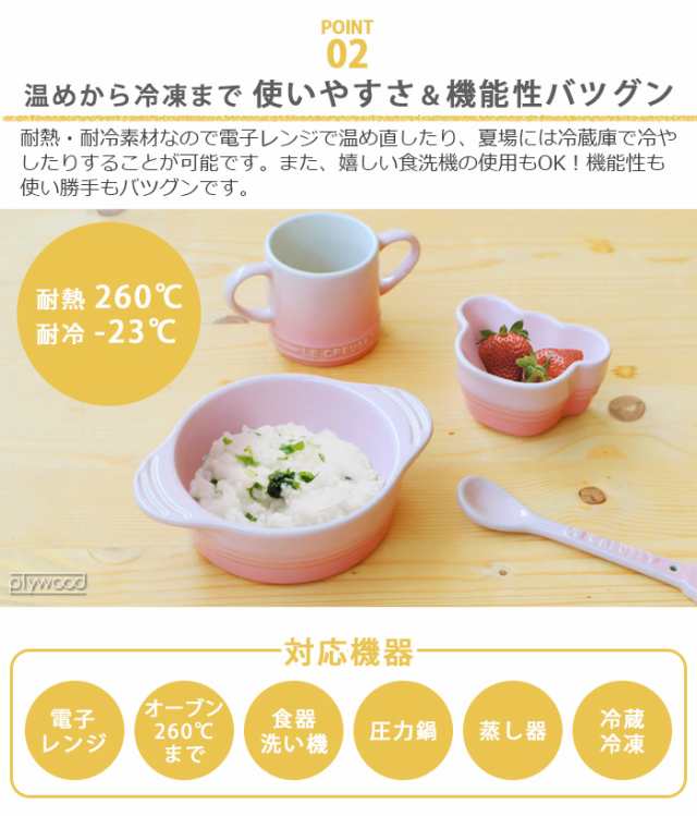 ルクルーゼベビー Le Creuset Baby ベビー ディッシュ 離乳食 食器 ベビー 赤ちゃん ルクルーゼ 出産祝い 男の子 女の子 ル クルーゼ の通販はau Pay マーケット Plywood