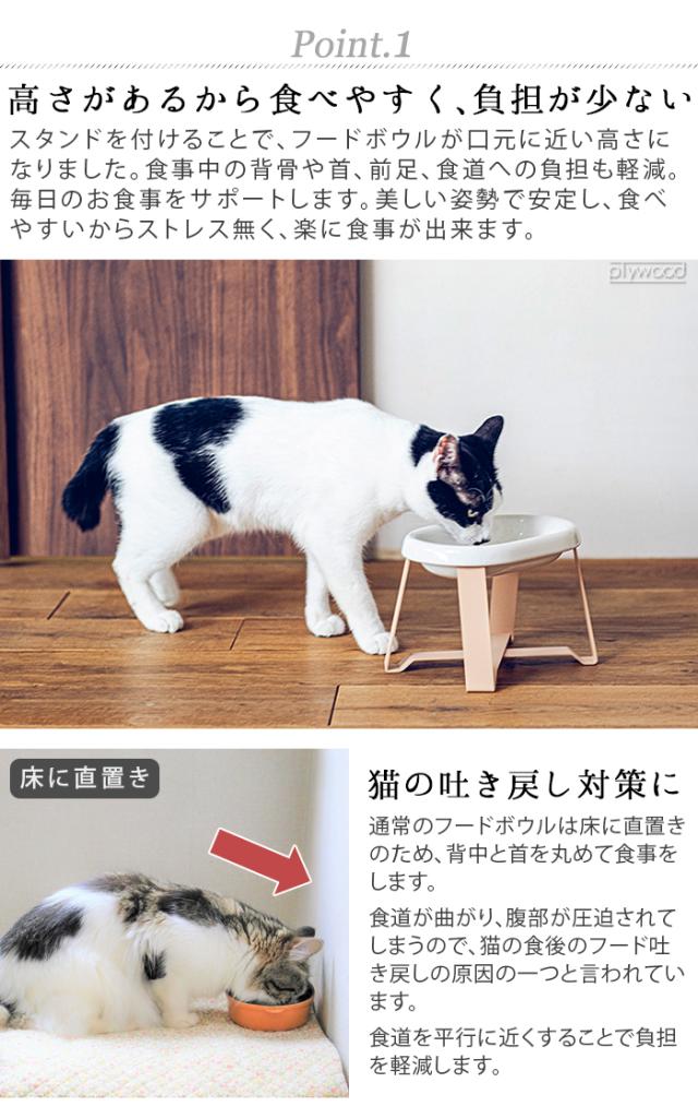 【選べる特典付】ペット 食器 陶器 pecolo Food Stand Stall wide [長皿浅型陶器] ペコロ フードスタンド 早食い防止 食べやすい フードボウル 高さがある 猫 餌皿 エサ皿 日本製 食器台 スタンド 猫ボウル おしゃれ ネコボウル ごはん皿 水 かわいい 雑貨 ギフト 送料無料_7