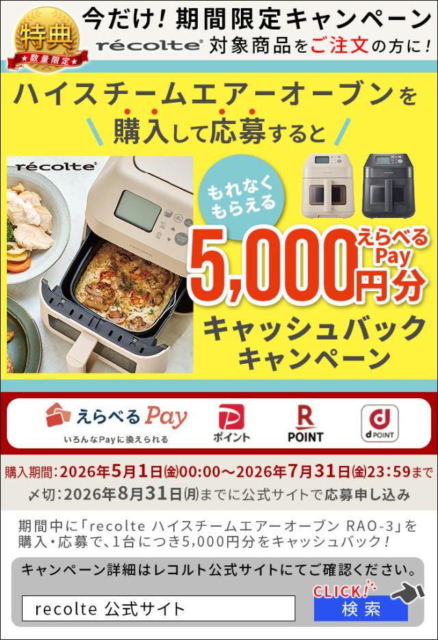 50品目レシピ付 スチーム オーブン 電気フライヤー 家庭用 ノン