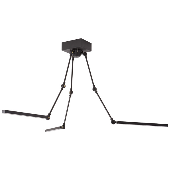【12時迄のご注文は当日発送★送料無料】スタンド ワーカー 3アーム LEDライト 昼白色 BRID STAND WORKER_3 ARM LED LIGHT [照明 天井 おしゃれ シーリングライト led インダストリアル インテリア 照明器具 リビング スポットライト スマート カフェ 無骨 ]_1