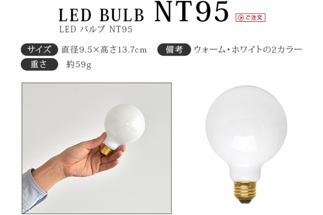 14時迄のご注文は当日発送 Led Bulb Nt95 Ledバルブ Led電球 E26 ボール球 40w 照明 長寿命 省エネ レトロ おしゃれ 北欧 西海岸 の通販はau Pay マーケット Plywood