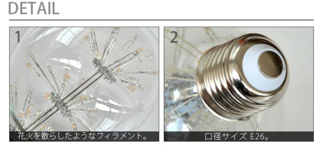14時迄のご注文は当日発送 スパークリングバルブ No 2 Sparkling Bulb Led Led電球 E26 ボール球 電球 の通販はau Pay マーケット Plywood