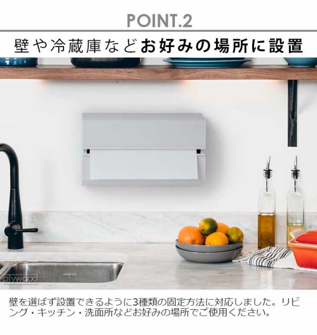 市場 ペーパータオルホルダー WALL 壁掛け 送料無料 ウッド柄 ウォール PT イデアコ おしゃれideaco ペーパータオルケース キッチン ペーパーホルダー あす楽14時まで