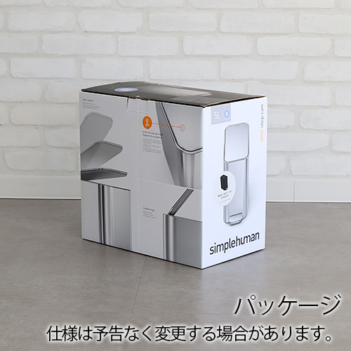 正規販売代理店 simplehuman シンプルヒューマン スリムステップカン 5L CW2096 CW2101 CW2102 ゴミ箱 ダストボックス おしゃれ ふた付き 5リットル べダル キッチン ごみ箱 丈夫 ペダル付き ステンレス【メーカー直送品★送料無料】_13