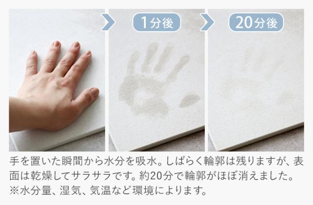 【特典付】 珪藻土 バスマット 日本製 Soil ドライングプレート ソイル GEM フォルダブル ボード Lサイズ JIS-K492 ドライングプレート 水切りトレー 吸水マット 折りたためる 吸水 速乾 両面 ひる石 キッチン バス 洗面台 ジェムシリーズ おしゃれ【送料無料】_6