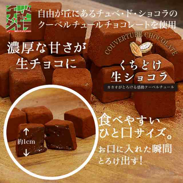 くちどけ生ショコラ 生チョコレートをどっさり500gの大容量！ 東京・自由が丘 チュべドショコラ クーベルチュール割れチョコ 山盛りの通販はau  PAY マーケット - 蒲屋忠兵衛商店