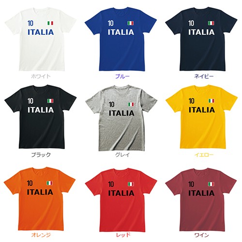 Tシャツ メンズ レディース 半袖 スポーツ イタリア ワールド サッカー ティシャツの通販はau Pay マーケット スマホケースと雑貨のアージー