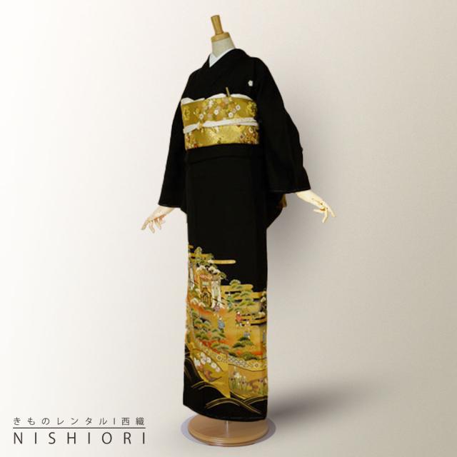 レンタル 留袖 Lサイズ 結婚式にぴったり♪ 往復送料無料 貸衣装
