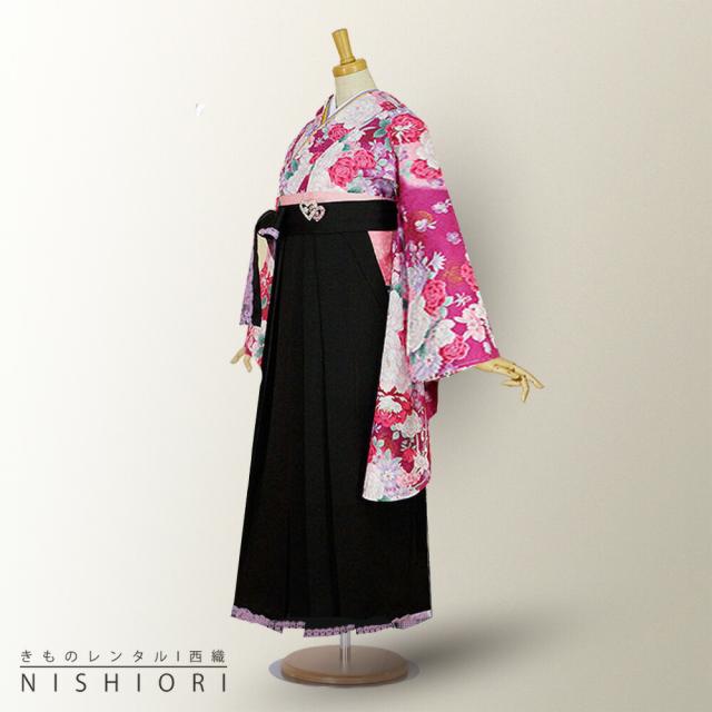 二尺袖着物 袴 レンタル 貸衣装 Sサイズ ATERIESAB アトリエサブ H L ブランド 袴 小学生 対応 ブーツ選択可