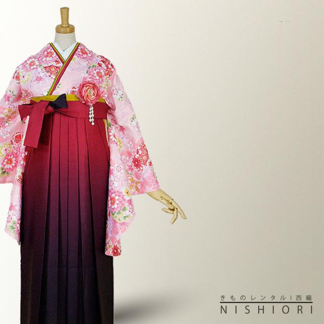 二尺袖 着物 袴 レンタル 貸衣装 Sサイズ 袴 Sサイズ 小学生 対応 ブーツ