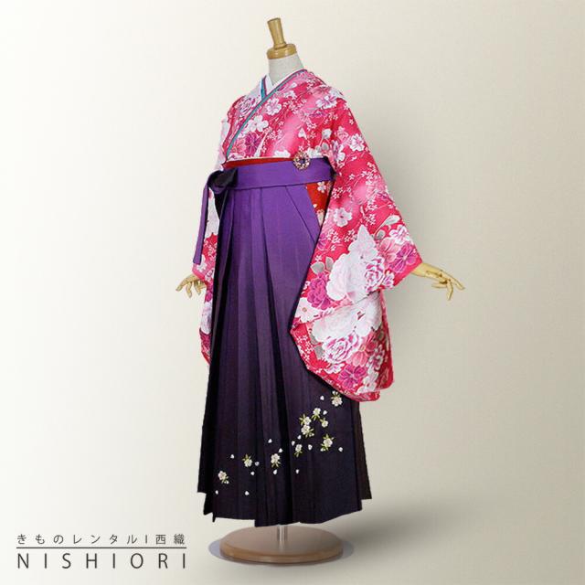 二尺袖着物 袴 レンタル 貸衣装 Mサイズ Ryoko Kikuchi ブランド 袴 Mサイズ 小学生 対応 ブーツ選択可