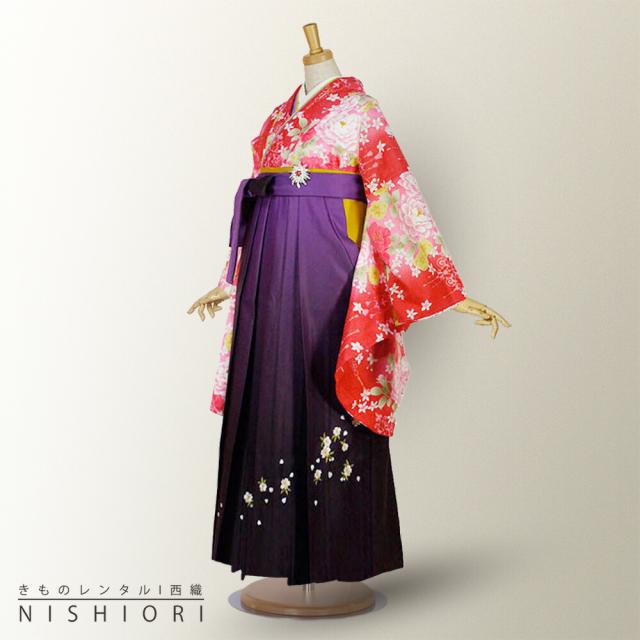 二尺袖着物 袴 レンタル 貸衣装 Mサイズ H L ブランド 袴 Mサイズ 小学生 対応 ブーツ選択可の通販は