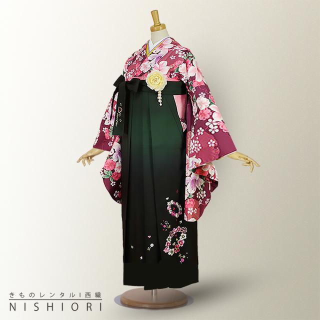 二尺袖着物 袴 レンタル 貸衣装 Mサイズ an an H L 袴 Mサイズ 小学生 対応 ブーツ選択可