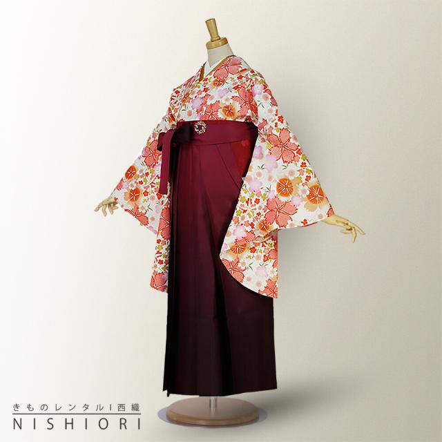 二尺袖着物 袴 レンタル 貸衣装 Mサイズ 袴 Mサイズ 小学生 対応 ブーツ選択可