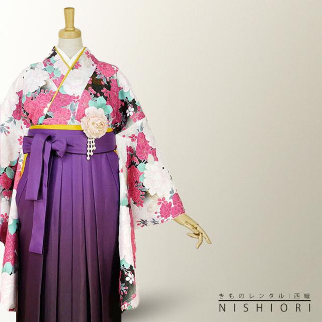 二尺袖着物 袴 レンタル 貸衣装 Lサイズ H L ブランド 袴 Lサイズ