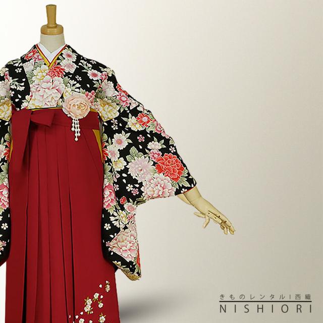 二尺袖着物 袴 レンタル 貸衣装 Lサイズ 小学生 対応 ブーツ選択可