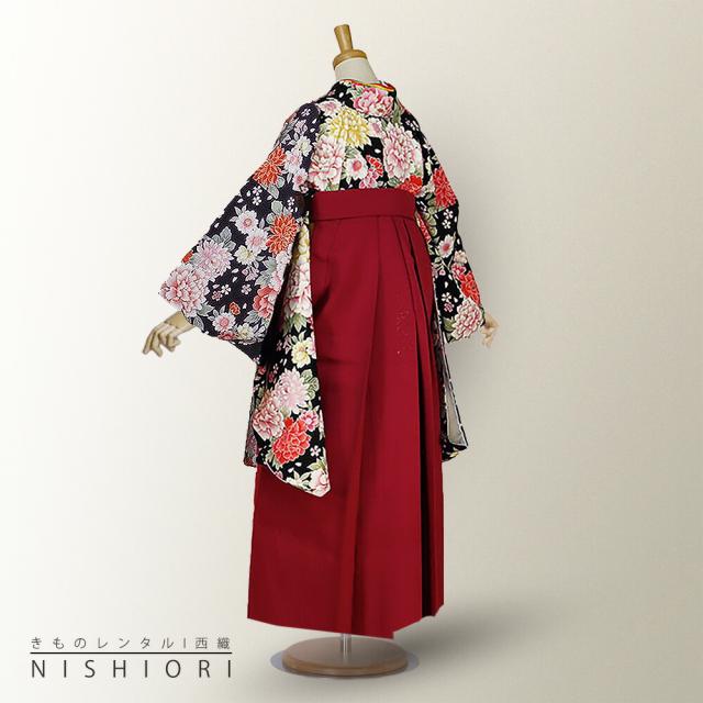 二尺袖着物 袴 レンタル 貸衣装 Lサイズ 小学生 対応 ブーツ選択可