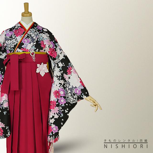 二尺袖着物 袴 レンタル 貸衣装 Lサイズ H L an an 袴 小学生 対応