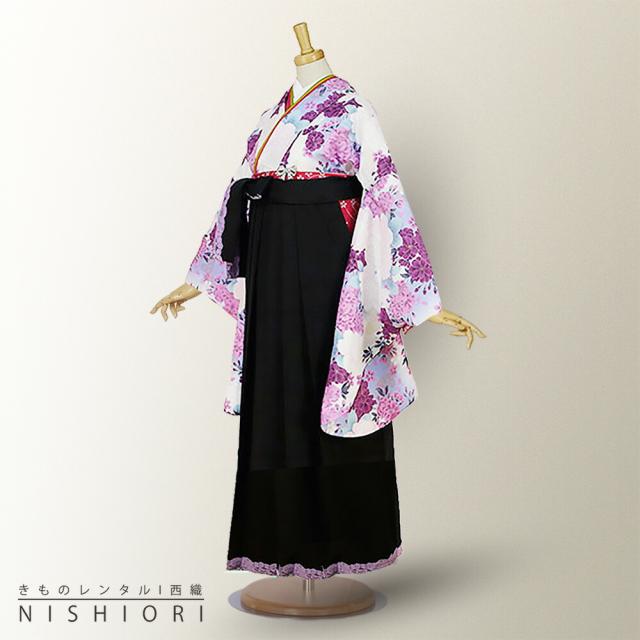 二尺袖着物 袴 レンタル 貸衣装 Lサイズ 小学生 対応 ブーツ選択可