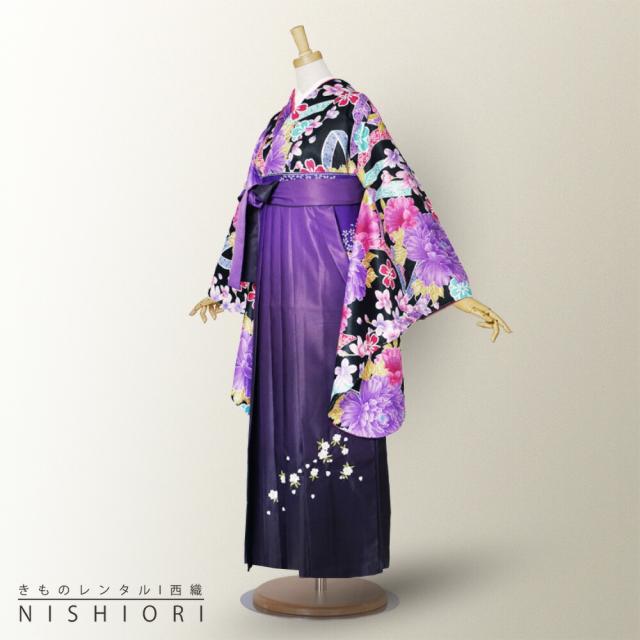 二尺袖 着物 袴 レンタル 貸衣装 水色 熨斗目 ピンク 袴 S Mサイズ 小学生 対応 ブーツ選択可