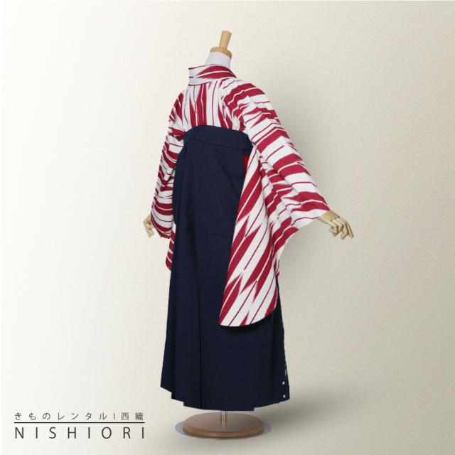 二尺袖 着物 袴 レンタル 貸衣装 袴 S Mサイズ 小学生 対応 矢羽 白 黄緑 赤 無地 刺繍 ブーツ選択可 二尺袖 着物 袴 レンタル 貸衣装 袴 S Mサイズ 小学生 対応 矢羽 白 赤