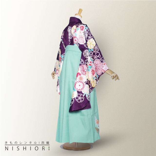 ブランド 二尺袖 着物 袴 レンタル PattiPatti 貸衣装 Mサイズ 小学生