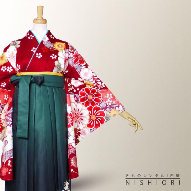 二尺袖 着物 袴 レンタル From KYOTO 貸衣装 Mサイズ 小学生 対応可 赤 桜 緑 ブーツ選択可 二尺袖 着物 袴 レンタル From KYOTO 貸衣装 Sサイズ Mサイズ Lサイズ