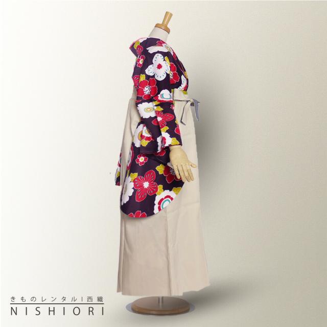 二尺袖 着物 袴 レンタル 紅一点 ブランド 貸衣装 Sサイズ Mサイズ 小学生
