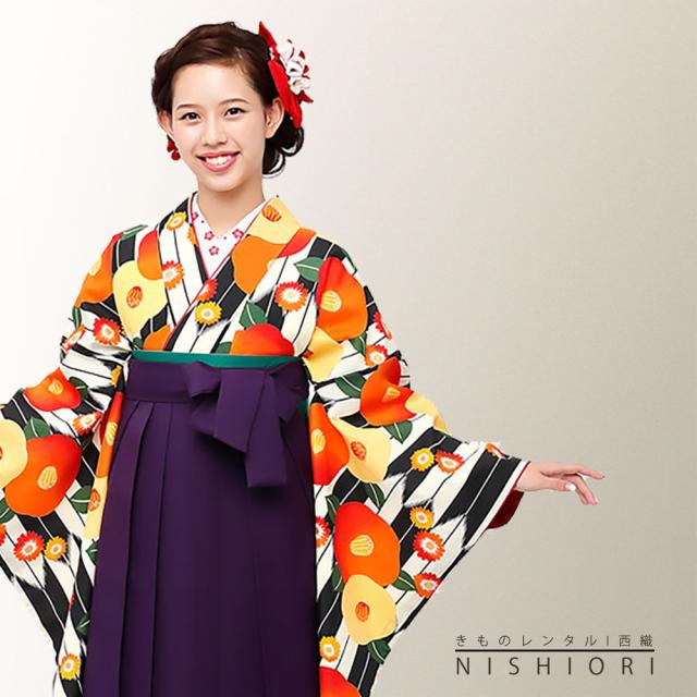 夢千代 二尺袖 着物 袴 レンタル 貸衣装 Sサイズ 小学生 対応可 青