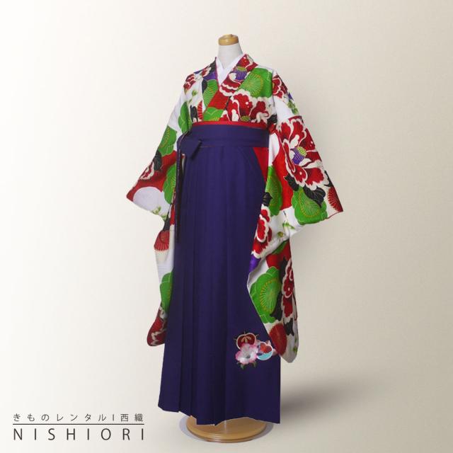 ジュニア 二尺袖 着物 袴 レンタル 九重 ブランド 往復十三参り 卒業式 貸衣装 小学生 緑 青 ブーツ選択可