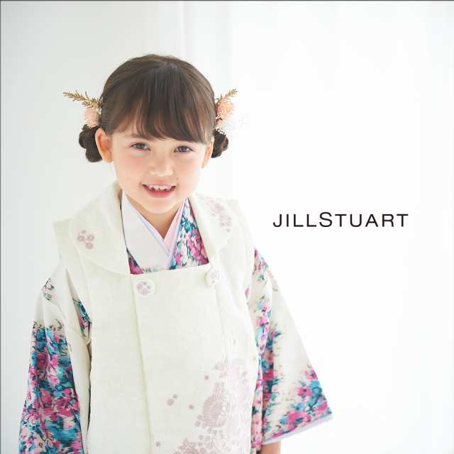 JILLSTUART 七五三 レンタル 女の子 3歳 着物 被布 選べる 2色 ピンク ...