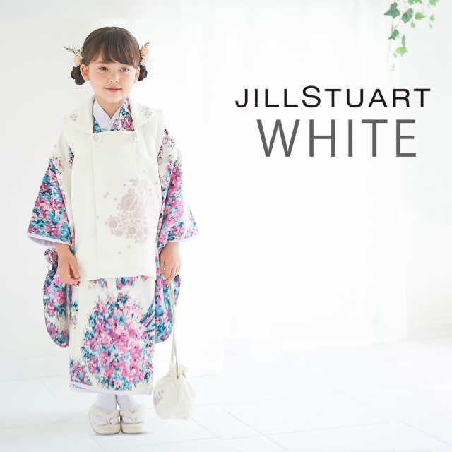 JILLSTUART 七五三 レンタル 女の子 3歳 着物 被布 選べる 2色 ピンク