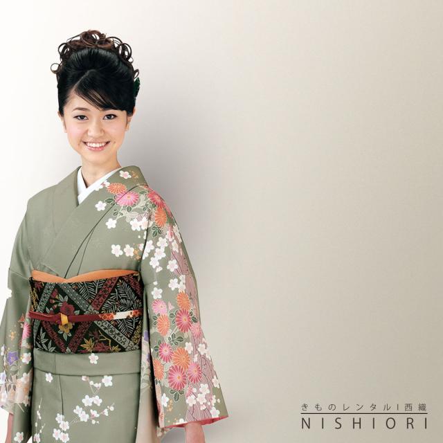 訪問着 レンタル 着物 貸衣装 フルセット HL アッシュエル ブランド