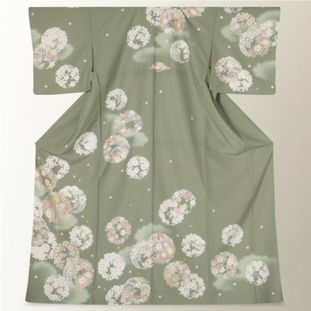 訪問着 レンタル 着物 貸衣装 フルセット JAPAN STYLE ブランド モス