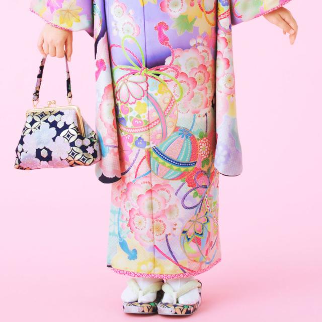 7才 七五三 乙葉 紫 乙葉 ブランド】七五三 7歳 フルセット 紫 白