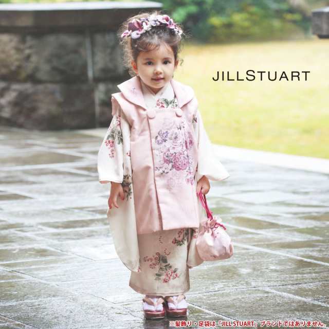 JILLSTUART 七五三レンタル 女の子 3歳 着物 被布 753着物 フルセット ...