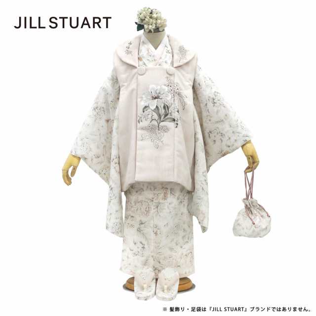 2024年 新作 JILL STUART 七五三 レンタル 女の子 3歳 着物 被布 753着物 フルセット 着物レンタル 貸衣装 七五三 三歳 子供着物 女児 子