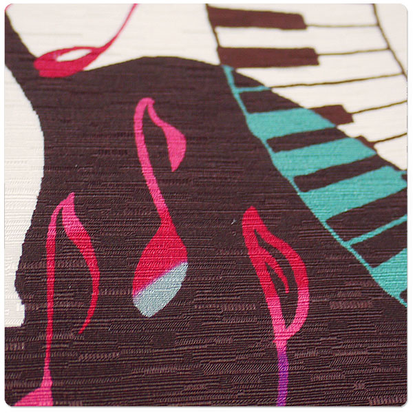 とってもおしゃれな 半巾帯 浴衣でも着物でもOK！【京WAKKA】【ピアノ