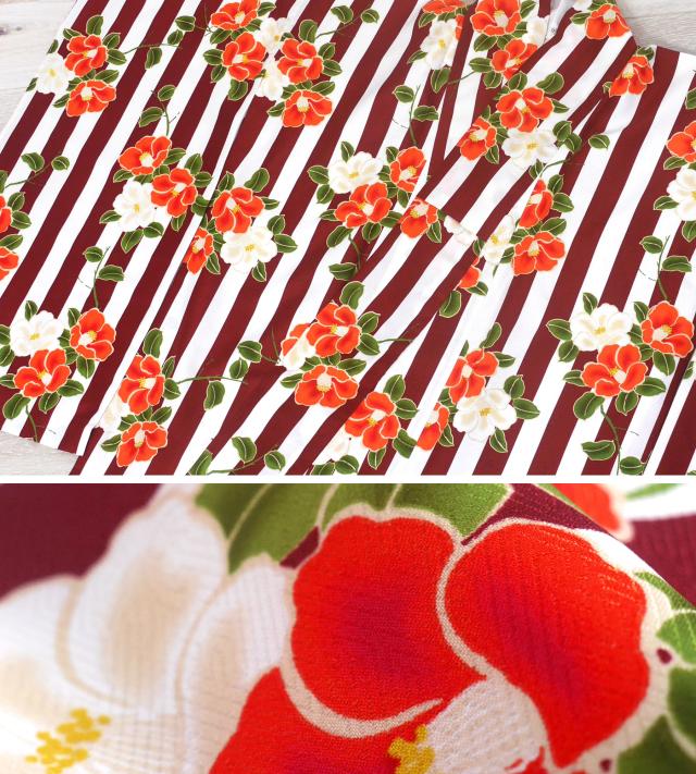 二尺袖 着物 袴 フルセット レンタル 紅一点 ブランド【貸衣装 卒業式