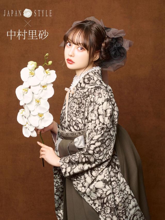 中村里砂×JAPAN STYLE 二尺袖 着物 袴 レンタル フルセット和服 袴 