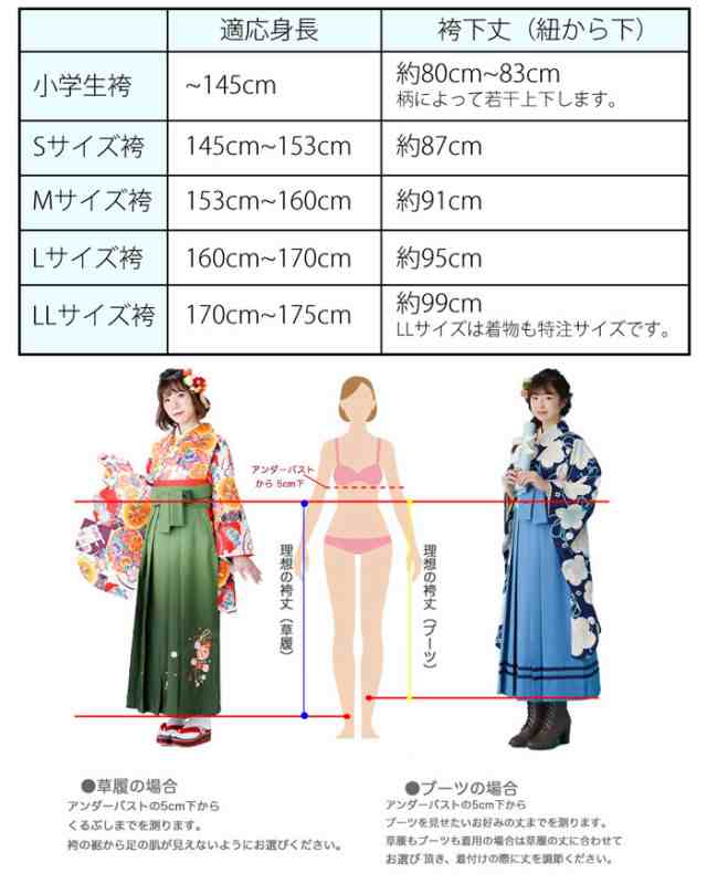 二尺袖 着物 袴 レンタル フルセット 【貸衣装 卒業式 大学生】【袴M