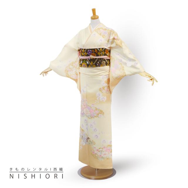 訪問着 レンタル 着物レンタル 貸衣装 フルセット 訪問着レンタル 付下げ フルセットレンタル 着物 No.0305
