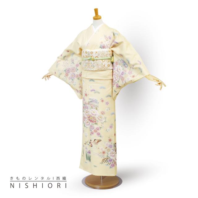 訪問着 レンタル 着物レンタル 貸衣装 フルセット 訪問着レンタル 付下げ フルセットレンタル 着物 No.0314の通販は 8,623円