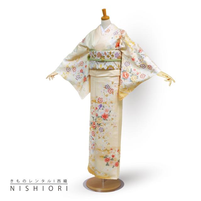 訪問着 レンタル 着物レンタル 貸衣装 フルセット 訪問着レンタル 付下げ フルセットレンタル 着物 No.0317