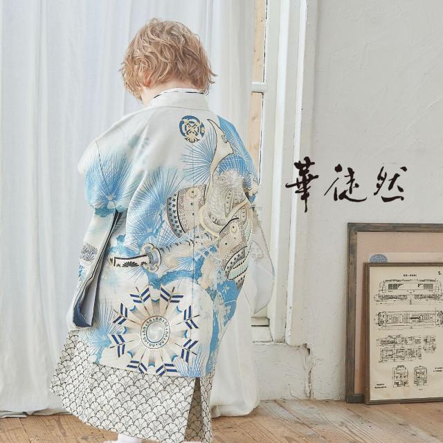 華徒然 レンタル 七五三 選べる2サイズ 【かんたん着付け】羽織