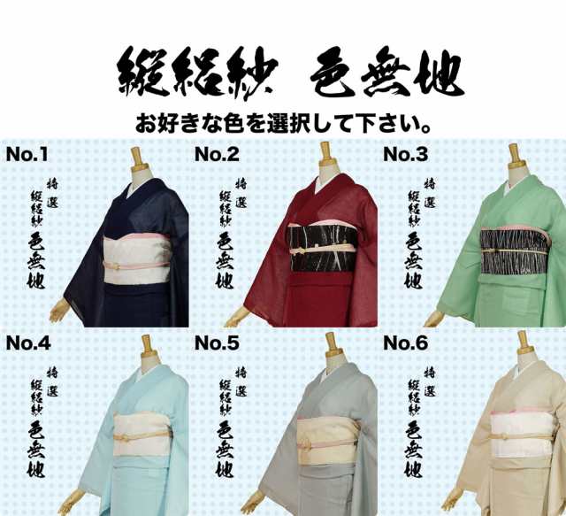 冬バーゲン☆】 藍色 単衣 夏着物 縦紗 ZY192 色無地 美品 広衿 縦縞