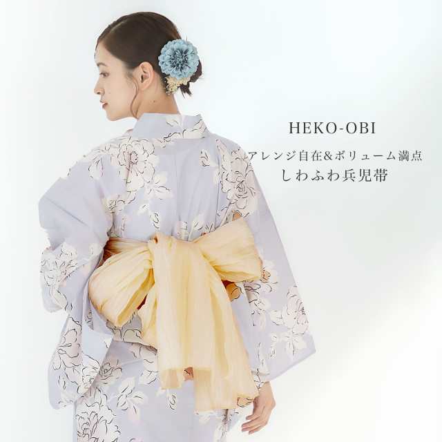 レディース 浴衣 3点セット (ゆかた/帯/下駄) 綿100%【ラベンダーパープル バラ 帯-クリーﾑ】上品 きれいめ 大人の浴衣 セット 20代 30代 40代 華やか フェミニン コットン生地 コーディネート済み 兵児帯 しわふわの通販は