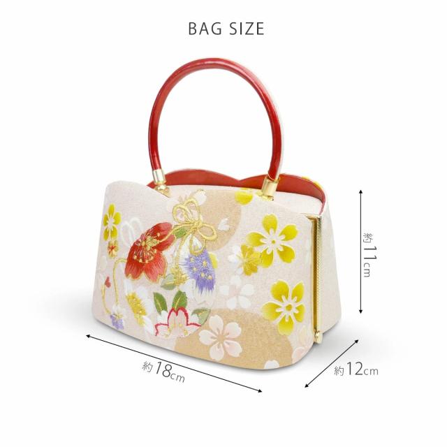 成人式 草履バックセット 振袖 草履 バッグ 草履バッグセット 草履 セット 紗織 沙織 S M L LLサイズ フリーサイズ 小さいサイズ 大きいサイズ クリームゴールド 銀 桜くす玉 刺繍 日本製 訪問着 痛くない草履_9
