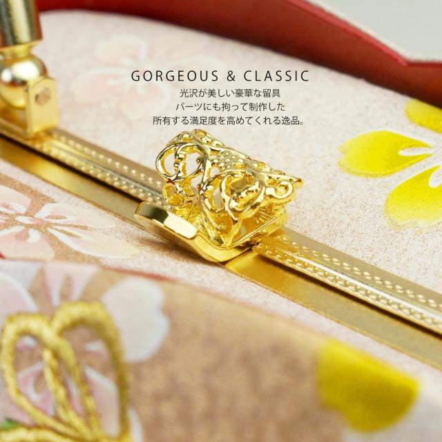 成人式 草履バックセット 振袖 草履 バッグ 草履バッグセット 草履 セット 紗織 沙織 S M L LLサイズ フリーサイズ 小さいサイズ 大きいサイズ クリームゴールド 銀 桜くす玉 刺繍 日本製 訪問着 痛くない草履_3