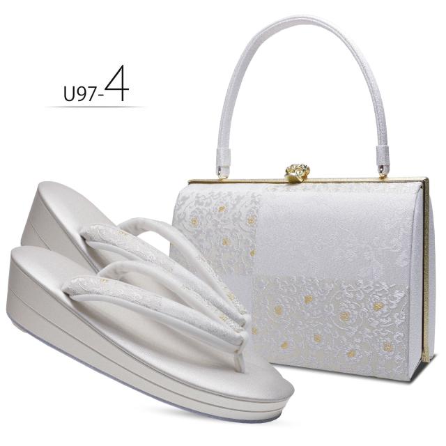 白梅 ブランド 帯地 フォーマル 草履バッグセット 礼装向き 選べる 4タイプ Mサイズ Lサイズ 23cm〜24.5cm 訪問着 留袖 色無地等